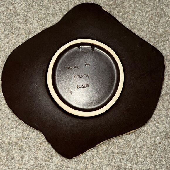 Mara Stoneware 12" Dinner Plate - Desert Scene 555A2 - Picture 4 of 6